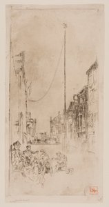 The Venetian Mast by James Abbott McNeill Whistler