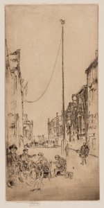 The Venetian Mast by James Abbott McNeill Whistler