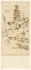 Tour Saint Antoine, Loches by James Abbott McNeill Whistler