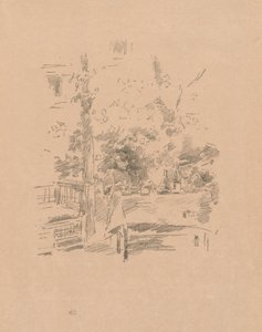 Tête-à-tête in the Garden by James Abbott McNeill Whistler