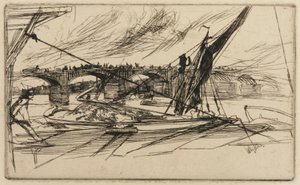 Vauxhall Bridge by James Abbott McNeill Whistler