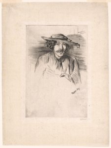 Whistler with a Hat by James Abbott McNeill Whistler