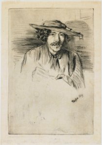 Whistler with a Hat by James Abbott McNeill Whistler