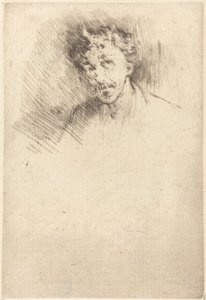 Whistler with the White Lock by James Abbott McNeill Whistler