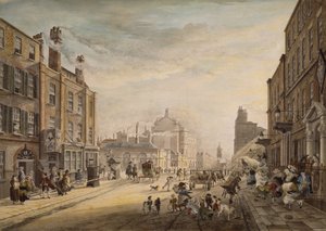 View Towards Hanover Square Showing Holles Street, London by James Miller