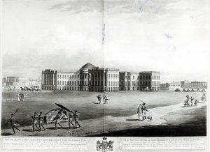 South East View of the New Government House, Calcutta by James Moffat