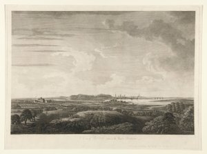 A View of Boston taken on the road to Dorchester by James Newton