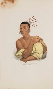 AT-TE-CONSE or the Young Rein Deer; A Chippeway Chief, from The Aboriginal Portfolio