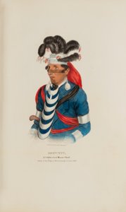 BREWETT; A Celebrated Chief Miami Chief, from The Aboriginal Portfolio