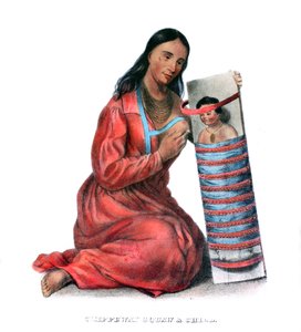Chippeway (Ojibwe) Woman and Child