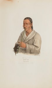 KE-WA-DIN or the North Wind; A Chippeway Chief, from The Aboriginal Portfolio
