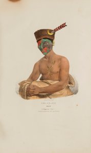 KEE-ME-ONE or Rain; A Chippeway Chief, from The Aboriginal Portfolio