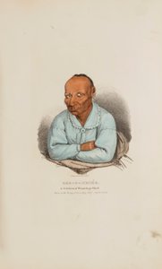 KER-O-MENEE; A Celebrated Winnebago Chief, from The Aboriginal Portfolio by James Otto Lewis