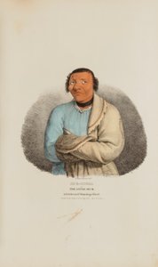 SHE-SHEBA or The Little Duck; A Celebrated Winnebago Chief, from The Aboriginal Portfolio