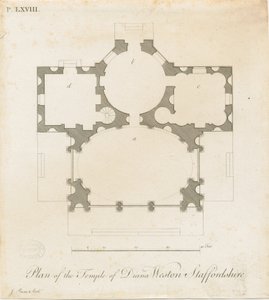 Weston-under-Lizard - The Temple of Diana by James Paine