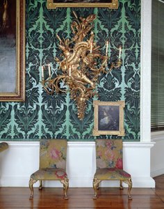 Side chairs and girandole, from the Gallery Suite, made by James Pascall