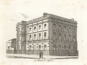 Harewood House, Hanover Square, London by James Peller Malcolm