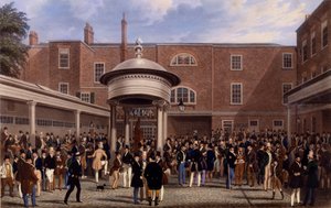 Settling Day at Tattersalls, print made by Charles Hunt, 1836 by James Pollard