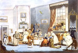 Stage Coach Passengers at Breakfast
