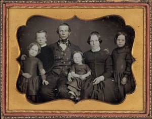 Portrait of a Family, c. 1848 by James Presley Ball