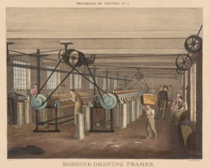 Progress of Cotton: #5 - Bobbin & Drawing Frames