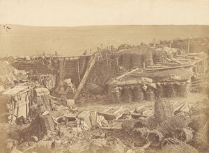 Interior of the Redan - Russian Battery by James Robertson