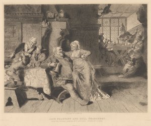 Jack Falstaff and Doll Tearsheet by James S. King