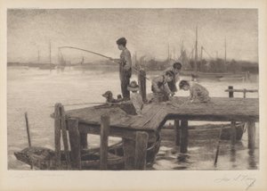 Young Anglers by James S. King