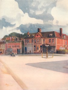 New Inn and High Street, Epsom by James S Ogilvy