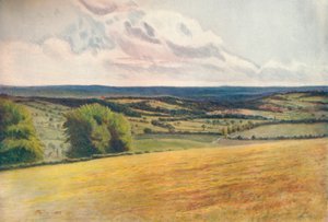 View from the Churchyard, Tatsfield by James S Ogilvy