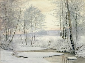 Winter Sunset by James Thomas Watts