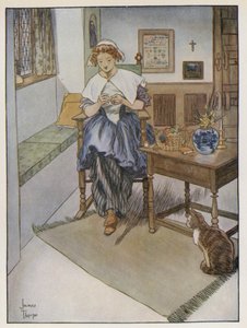 Illustration for The Compleat Angler by Izaak Walton by James Thorpe