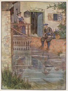 Illustration for The Compleat Angler by Izaak Walton by James Thorpe