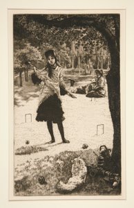 The Croquet by James Tissot