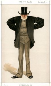 Newcastle on Tyne, Joseph Cowen, British Politician by James Jacques Joseph Tissot