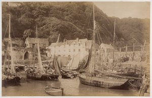 Fishing Boats in the Harbour at Clovelly
