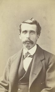 Untitled Portrait of Man with Large Mustache