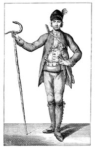 James Boswell, Esq. in the Dress of an Armed Corsican Chief, 1769 by James Wale