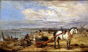 Fisherfolk on the Beach by James Ward