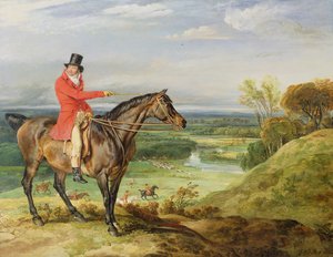 John Levett Hunting in the Park at Wychnor, Staffordshire by James Ward