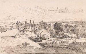 Lea Castle from above the Woods by James Ward