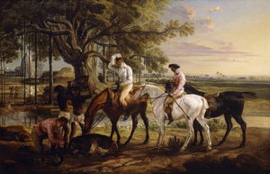 Sir Charles Blunt at the Death of the Boar, 1816 by James Ward
