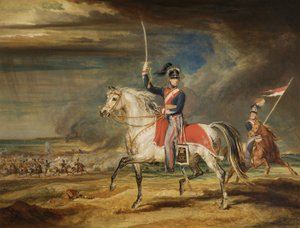 Sir John Leicester, Bt, Exercising His Regiment of Cheshire Yeomanry on the Sands at Liverpool