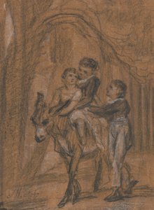 Study for the Oil Painting "The Children of Theophilus Levitt, Esquire" by James Ward