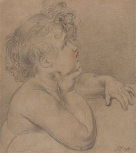Study from Nature, One of the Children of Charity for the Large Picture of the Waterloo Allegory