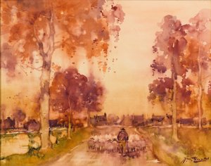 A Rainy Day by James Watterston Herald