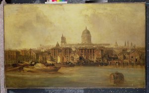 The Thames Near Blackfriars by James Webb