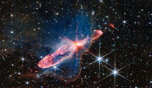 Herbig-Haro 46/47 (NIRCam Image) by James Webb Space Telescope (NASA)