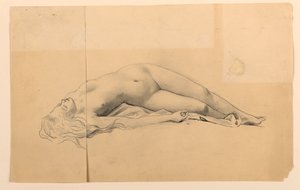 Female Nude by James Wells Champney