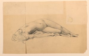 Female Nude by James Wells Champney